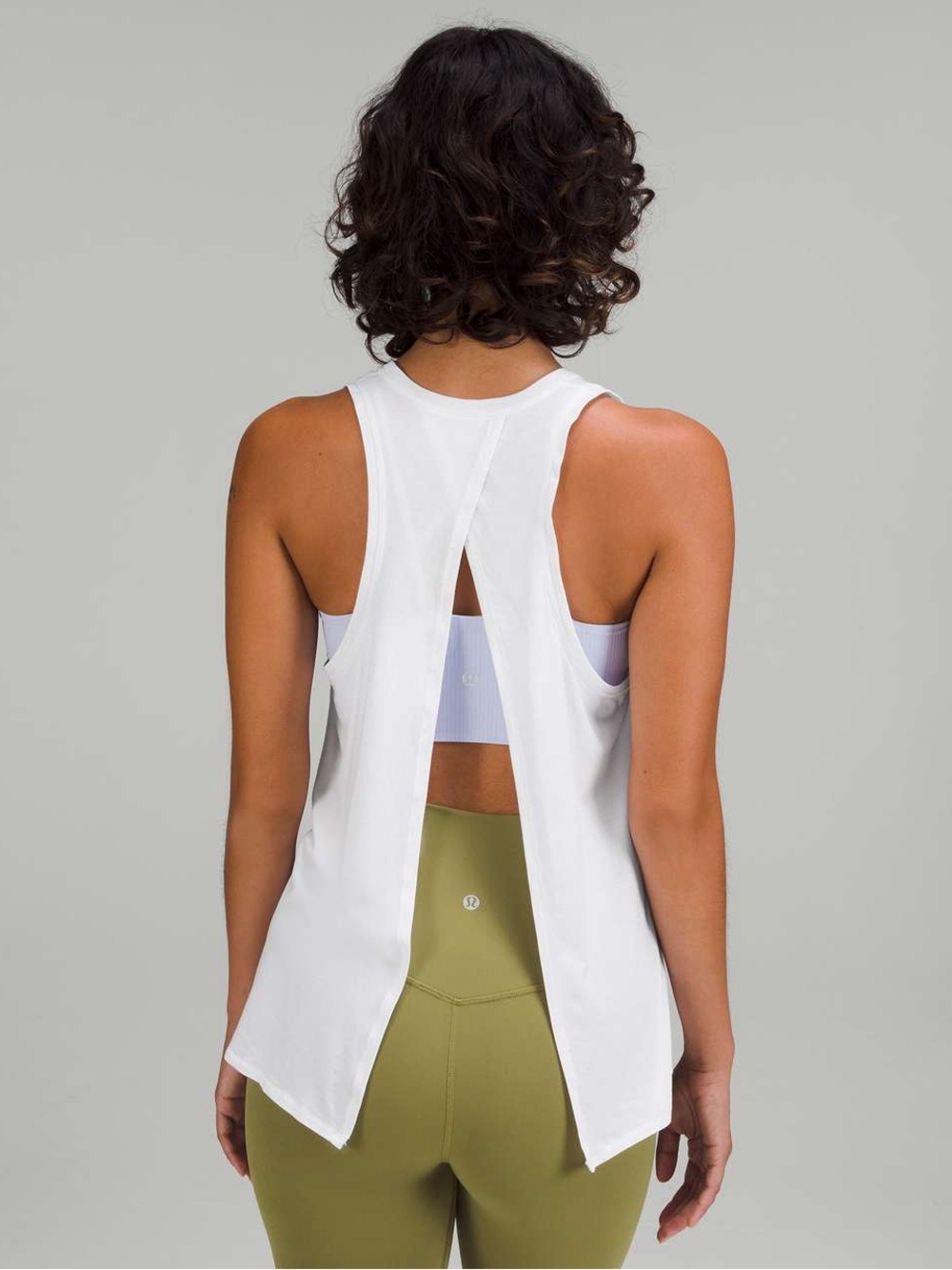 Lululemon All Tied Up Tank Top White